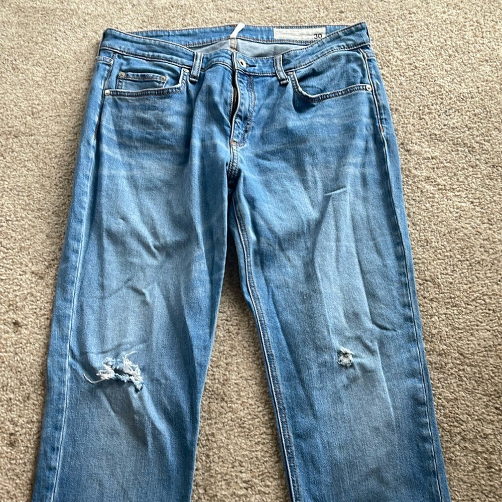 Rag & Bone Dre Low Rise Slim Boyfriend 30